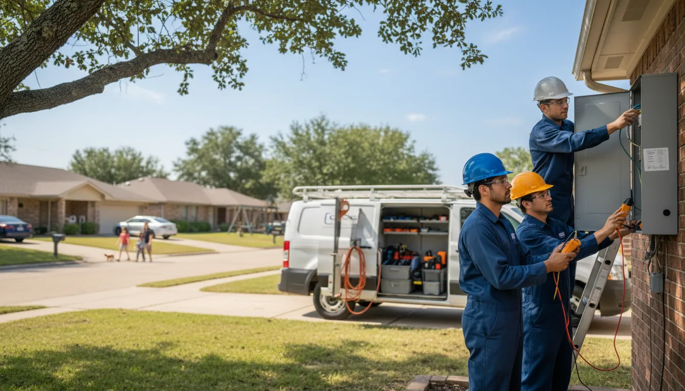 Certified electrician providing emergency electrical services in Melvin, IA